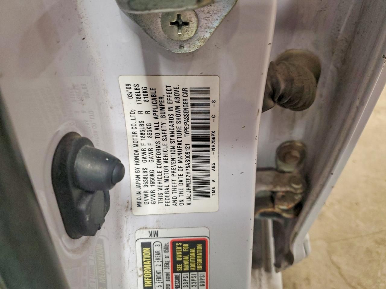 2010 Honda Insight ex