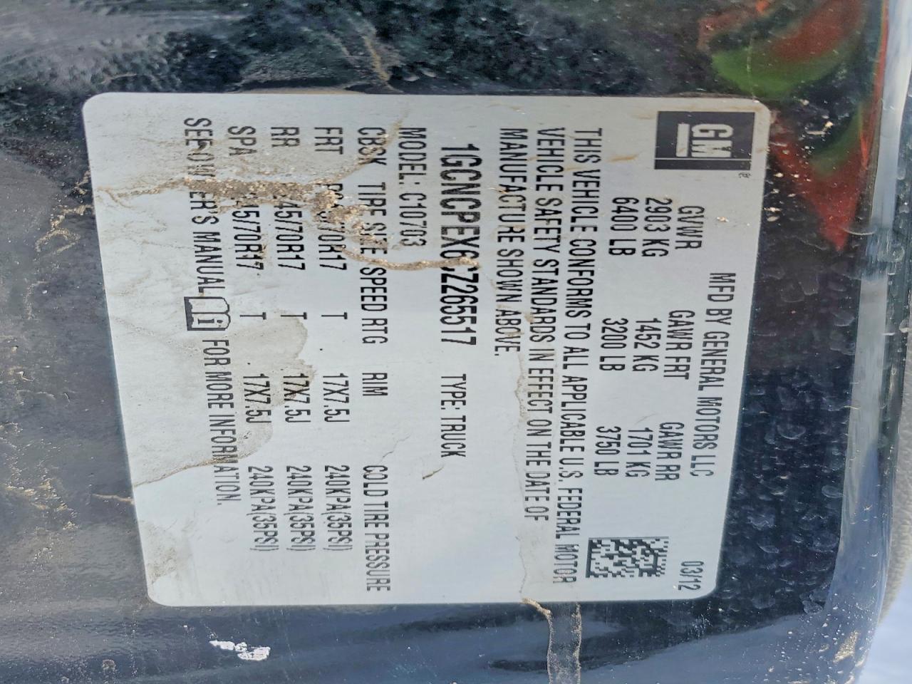 2012 Chevrolet Silverado C1500