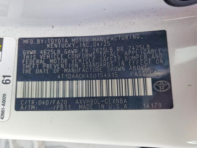 2025 Toyota Camry xse