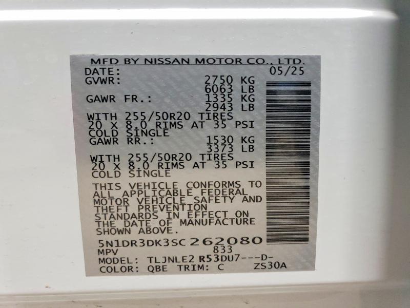 2025 Nissan Pathfinder Platinum
