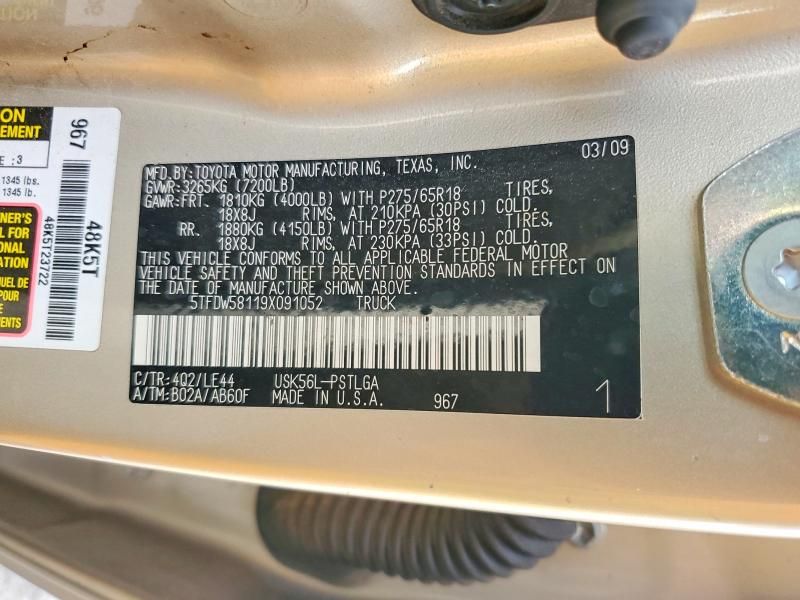 2009 Toyota Tundra Crewmax Limited