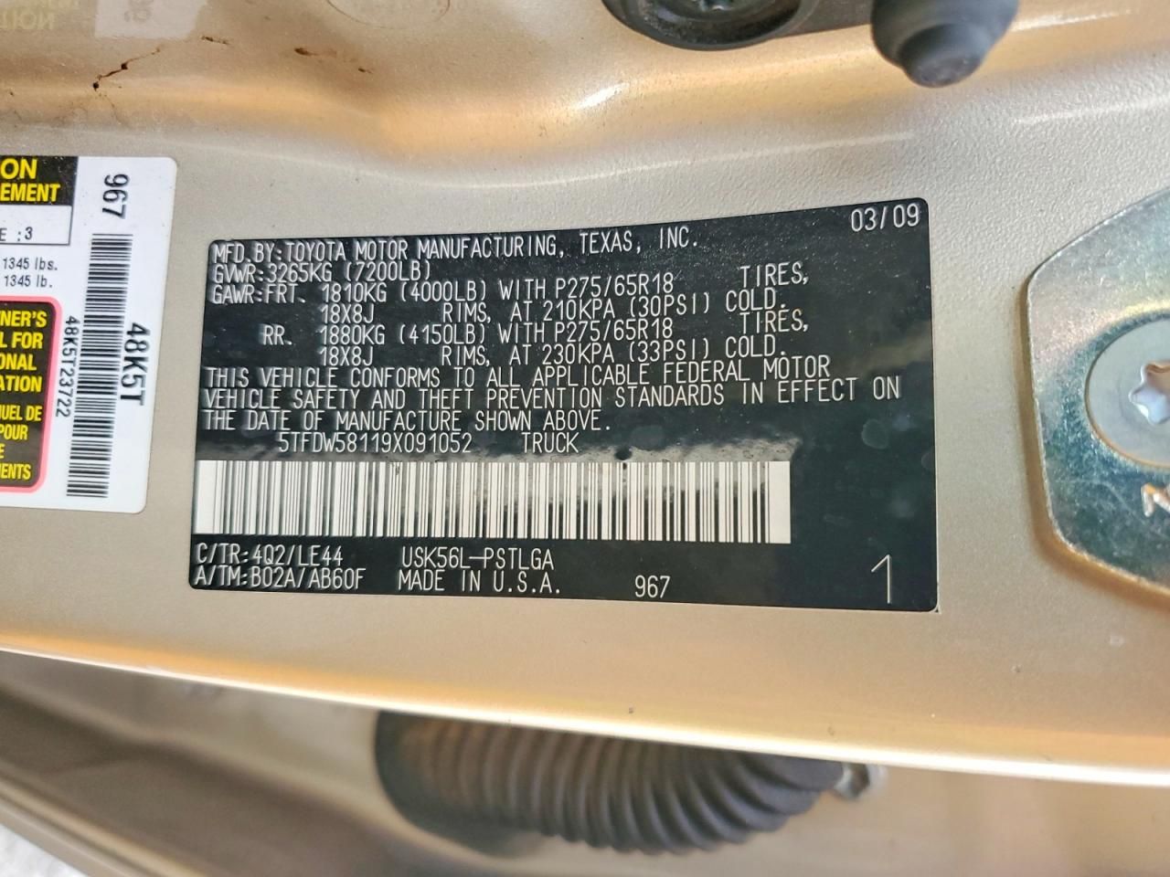 2009 Toyota Tundra Crewmax Limited