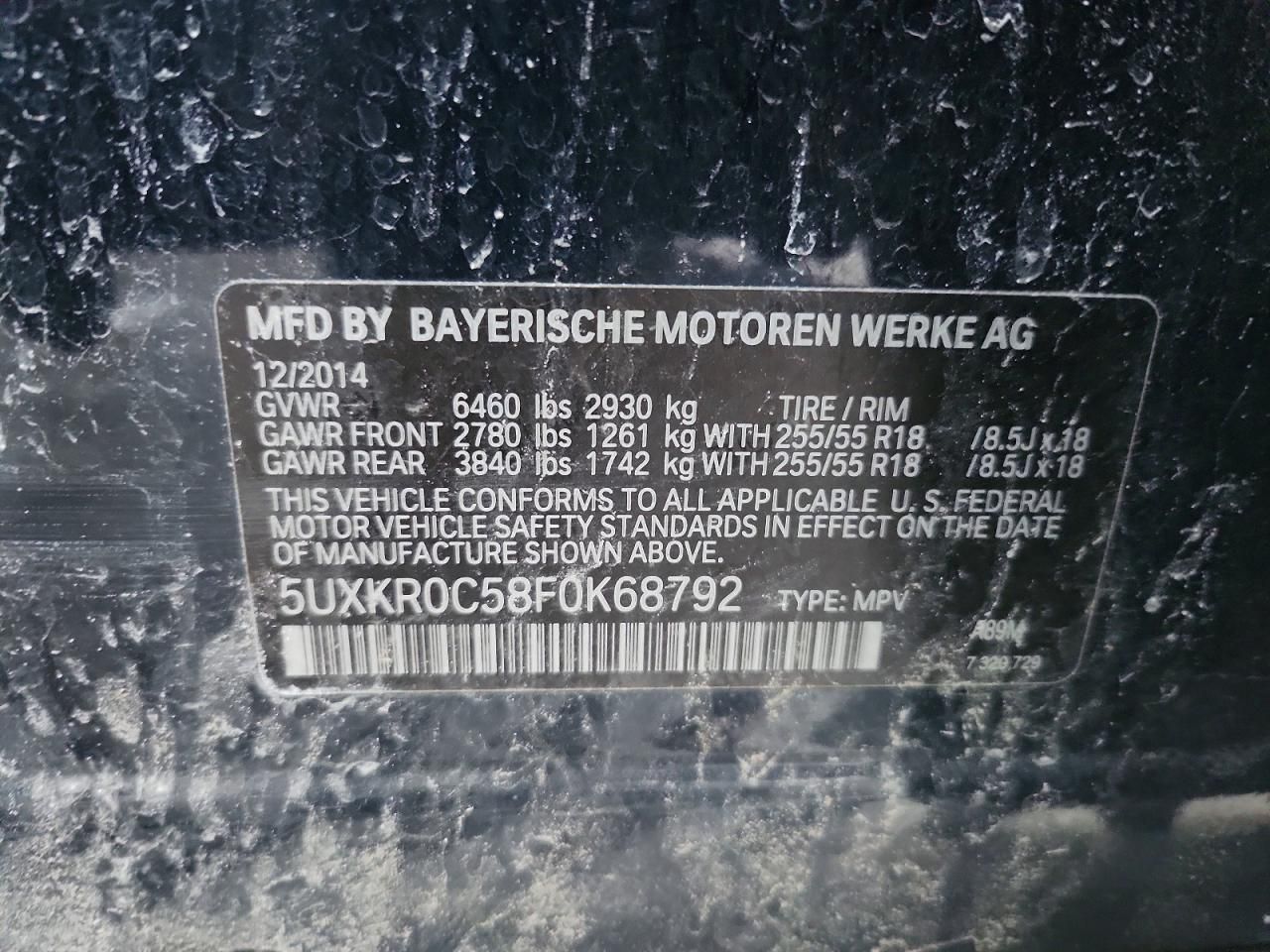 2015 BMW X5 Xdrive35i