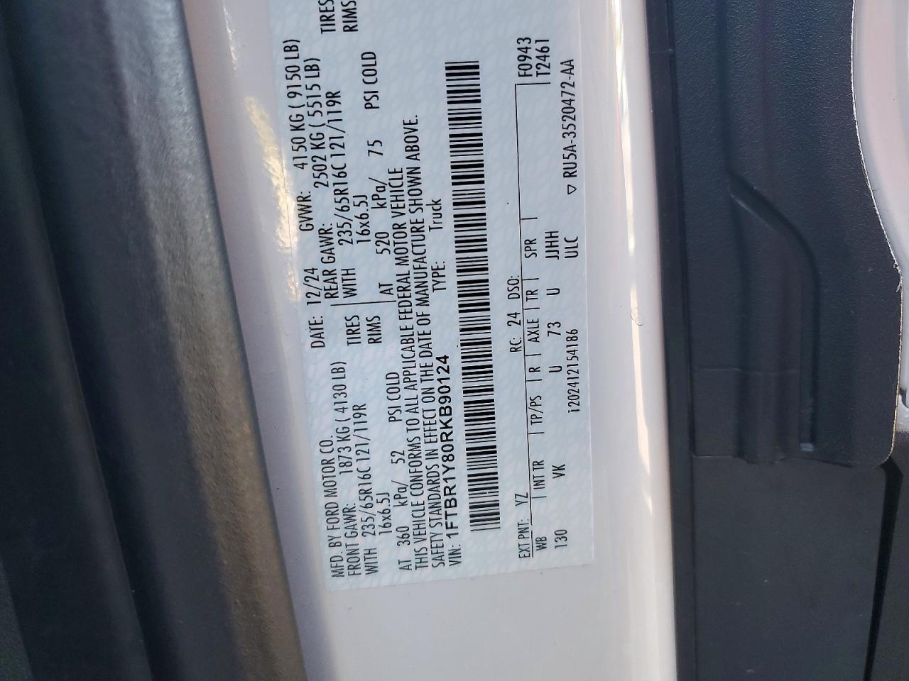 2024 Ford Transit T-250 Delivery Van