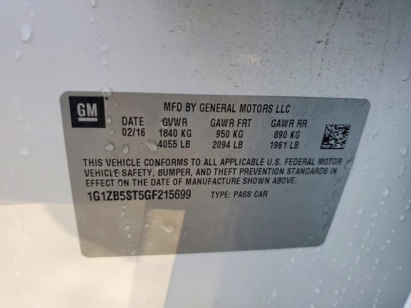 2016 Chevrolet Malibu ls
