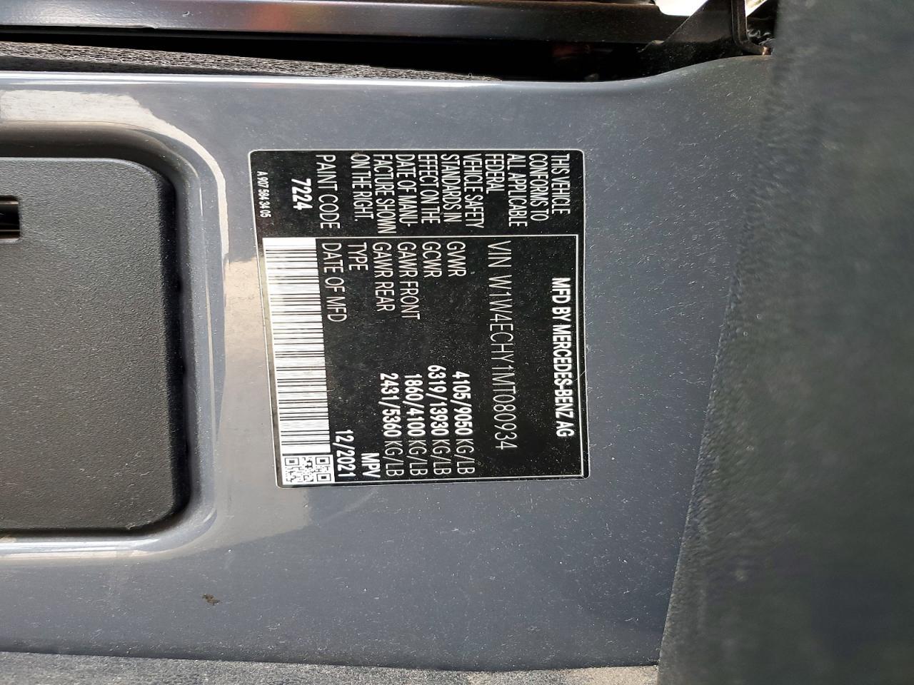 2021 Mercedes-Benz Sprinter 2500