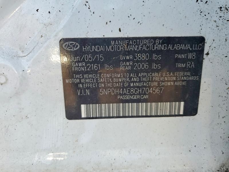 2016 Hyundai Elantra se