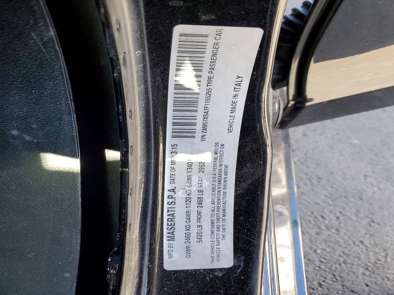 2015 Maserati Ghibli