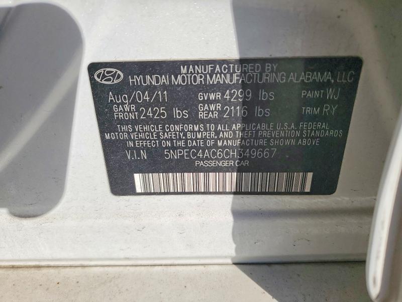 2012 Hyundai Sonata se