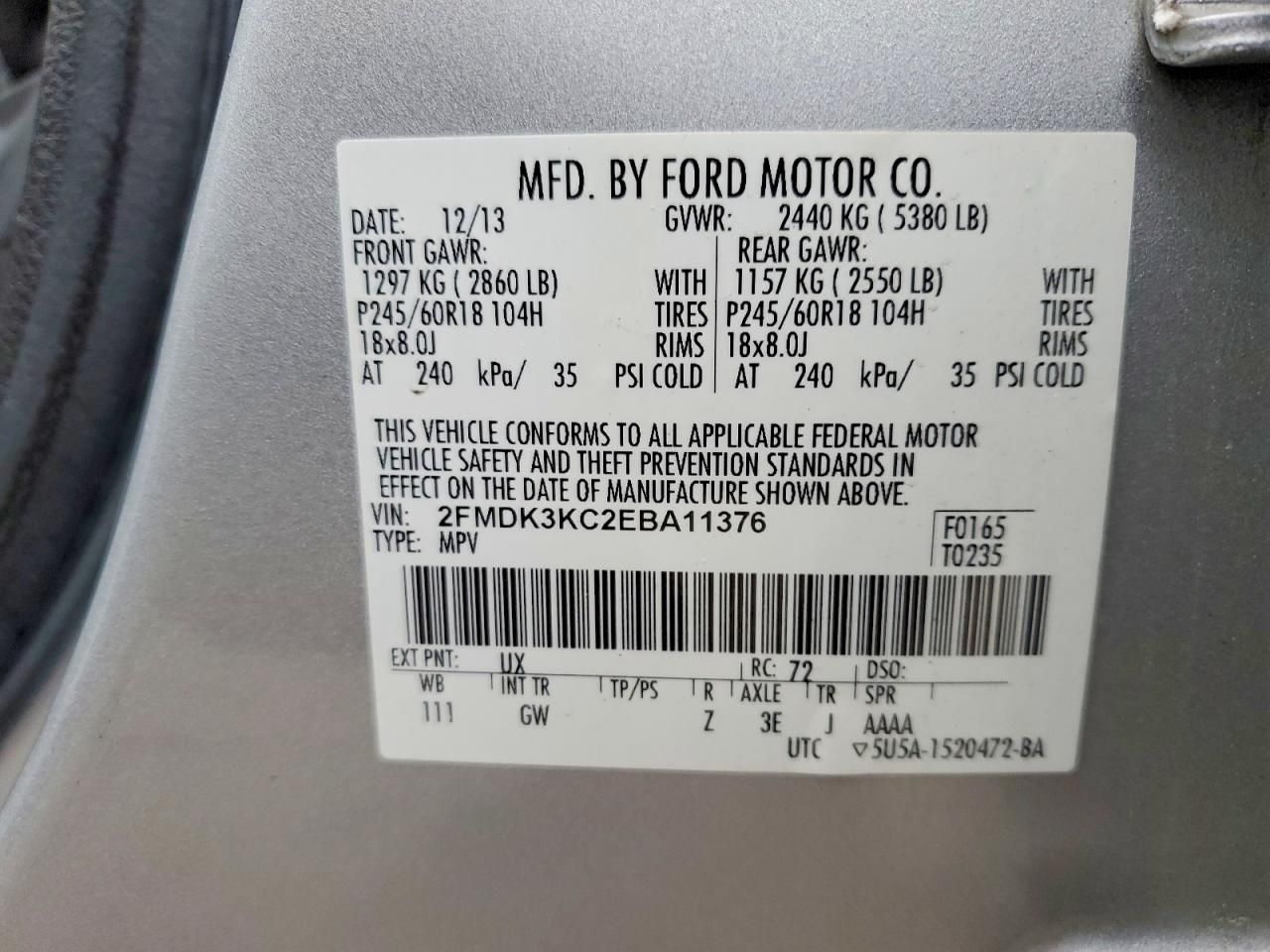 2014 Ford Edge Limited