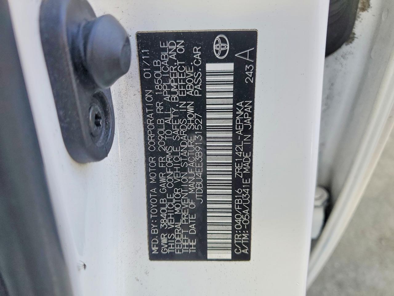 2011 Toyota Corolla Base