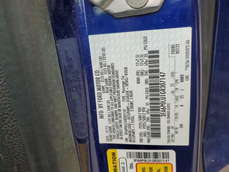 2016 Ford Fusion se Hybrid