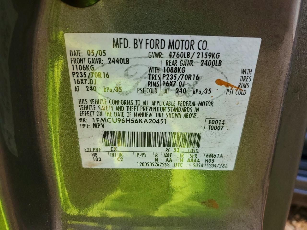 2006 Ford Escape hev