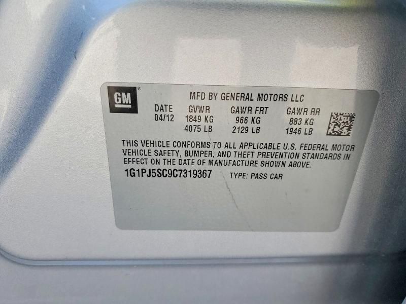 2012 Chevrolet Cruze eco