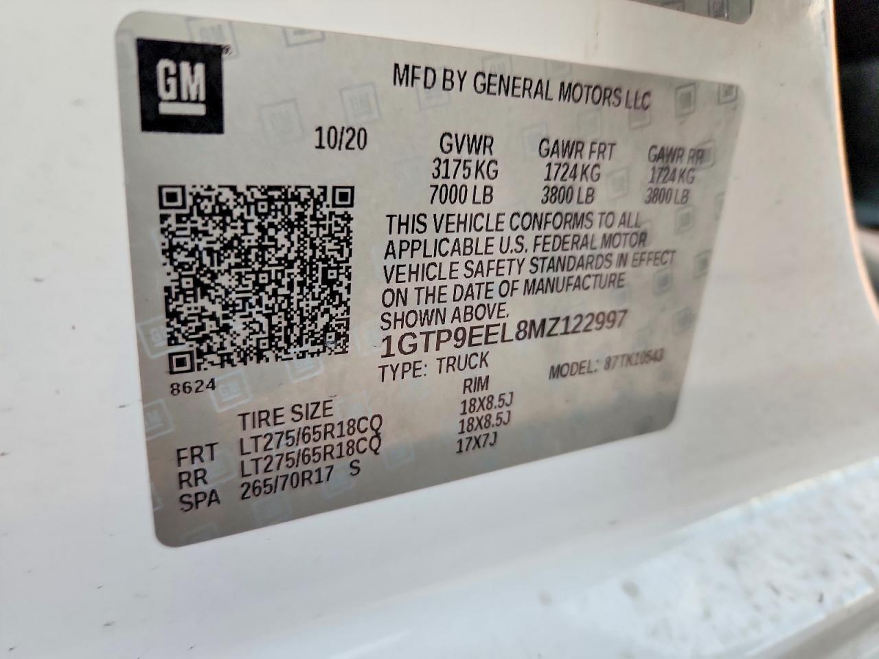 2021 GMC Sierra K1500 AT4