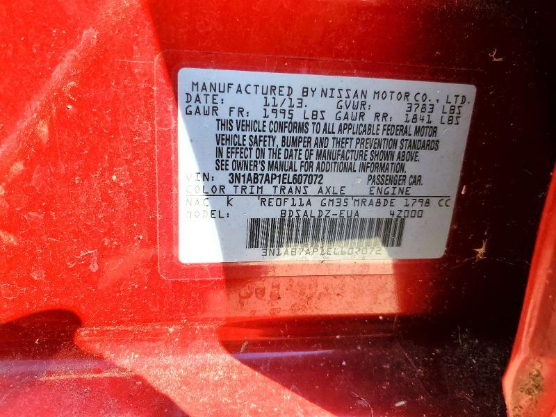 2014 Nissan Sentra s