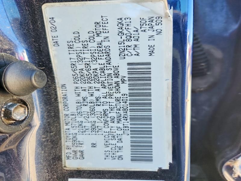 2004 Toyota 4runner SR5