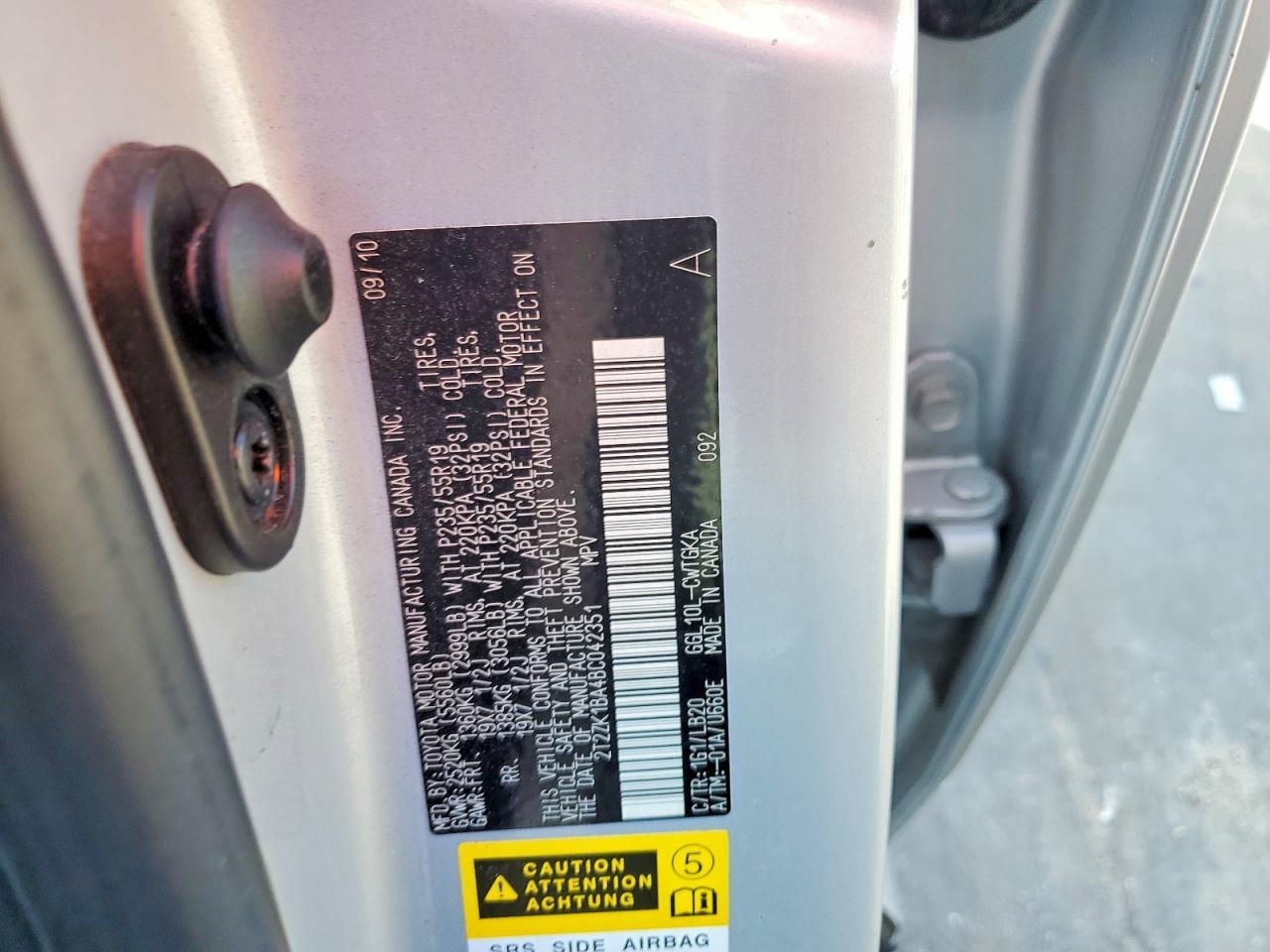 2011 Lexus Rx 350 Base