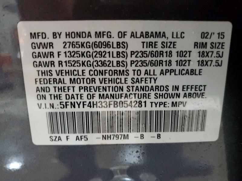 2015 Honda Pilot se