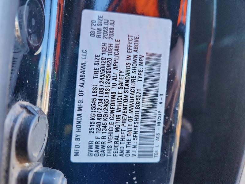 2020 Honda Pilot Touring