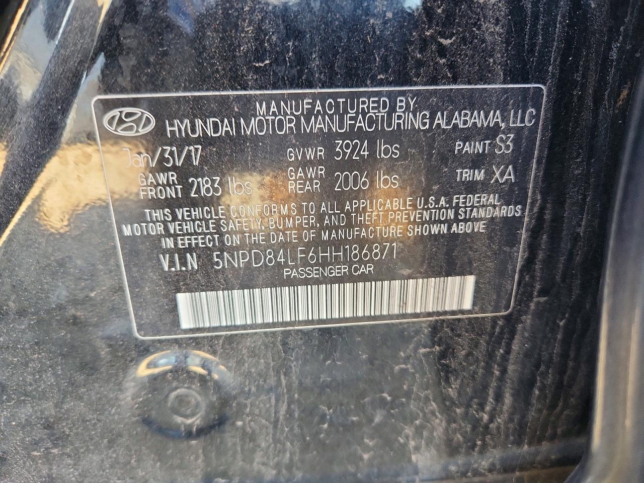 2017 Hyundai Elantra se