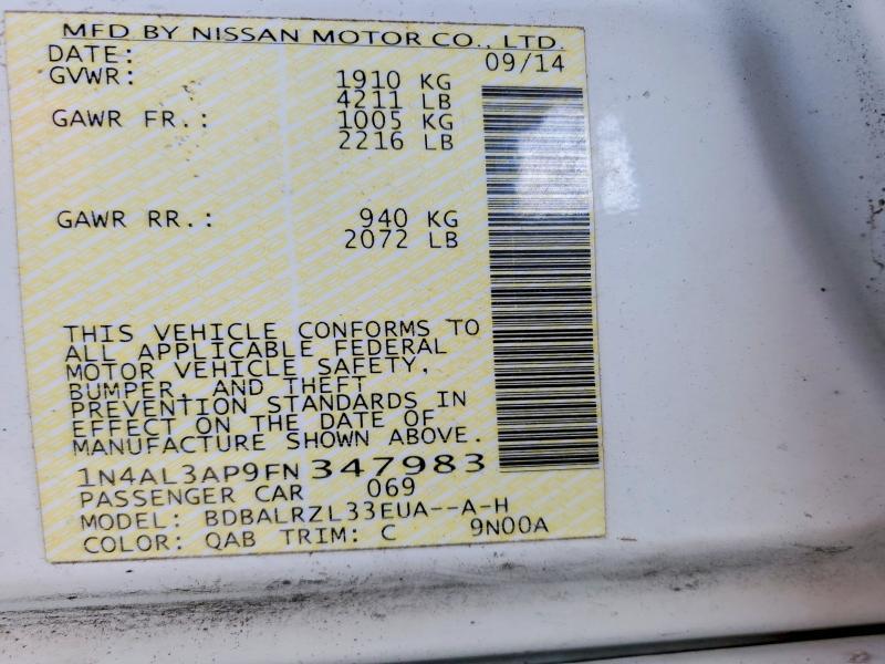 2015 Nissan Altima 2.5