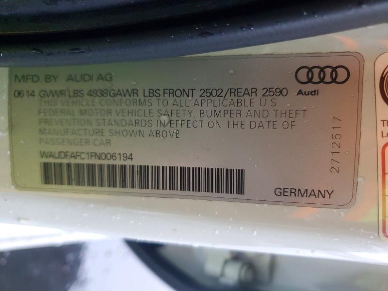 2015 Audi A6 Premium Plus