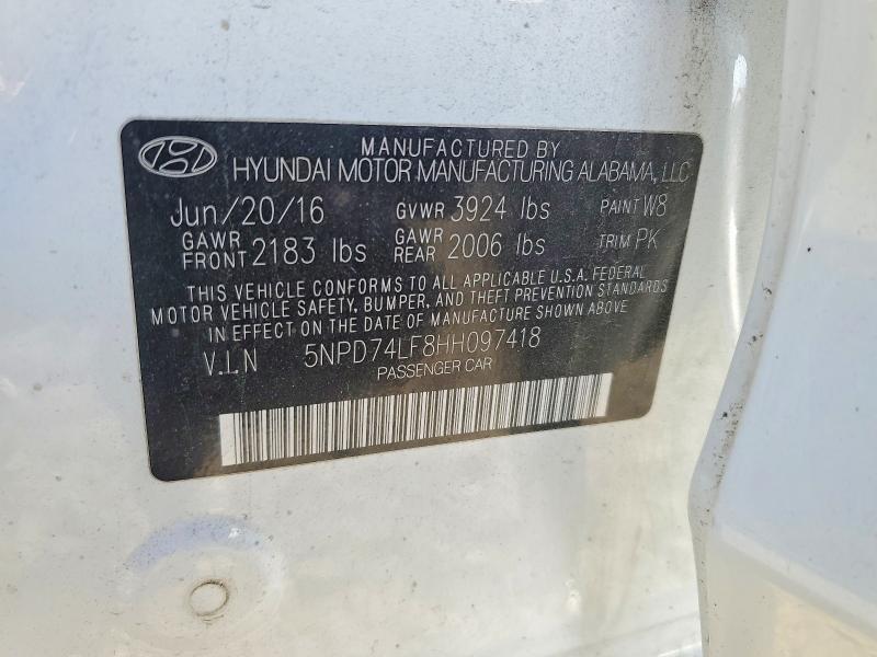 2017 Hyundai Elantra se