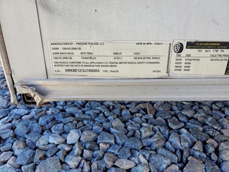 2018 Freedom Trailer Enclosed T-Enclosed Cargo Trailer