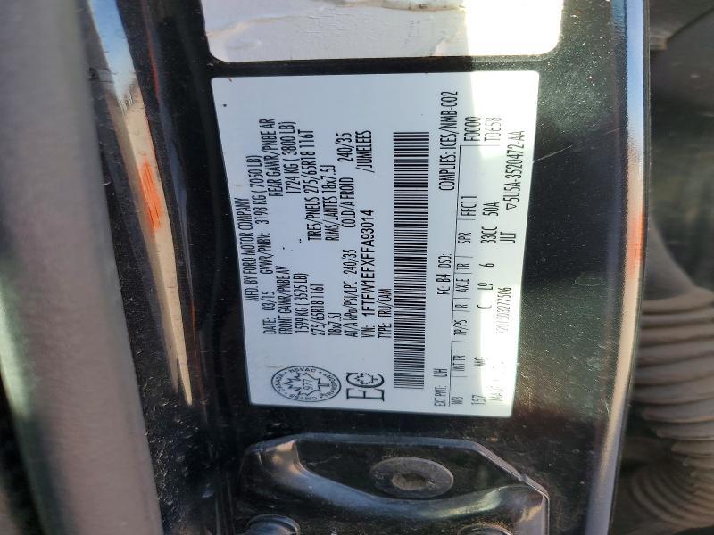 2015 Ford F150 Supercrew