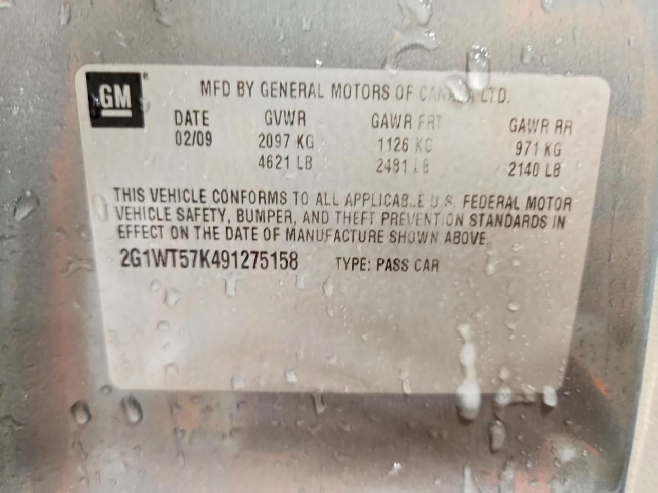 2009 Chevrolet Impala 1LT