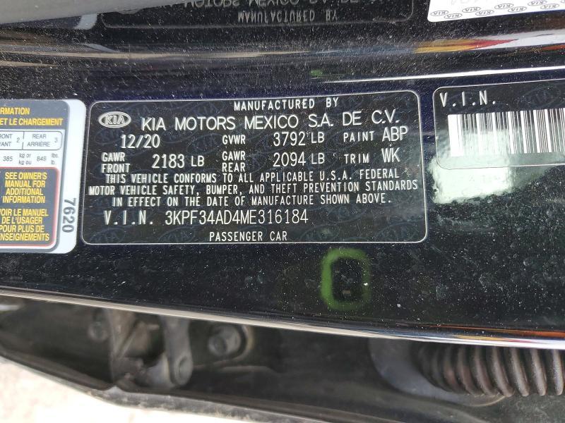 2021 KIA Forte gt Line