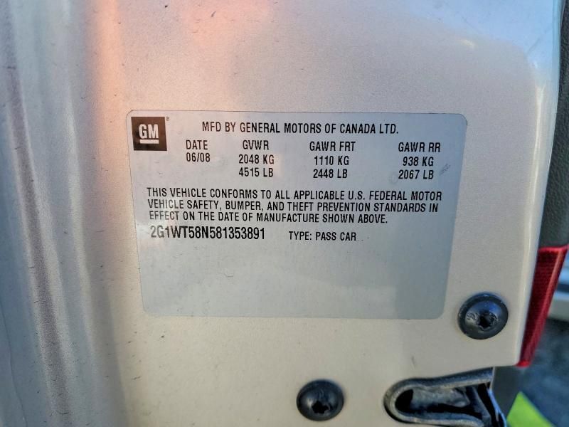 2008 Chevrolet Impala lt