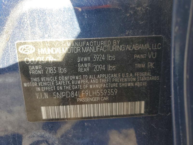 2020 Hyundai Elantra sel