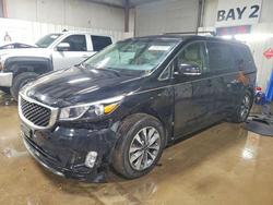 KIA salvage cars for sale: 2015 KIA Sedona sx