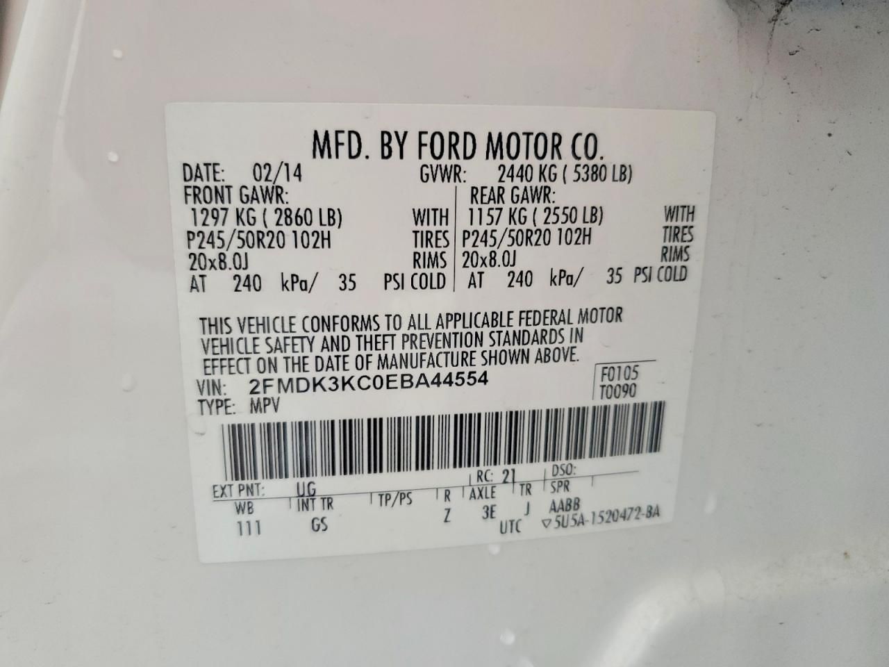 2014 Ford Edge Limited