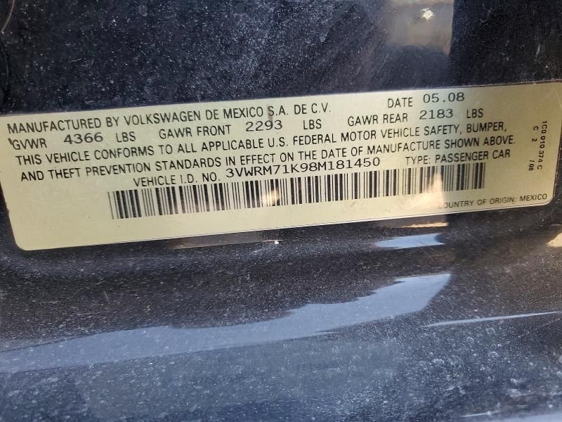 2008 Volkswagen Jetta se