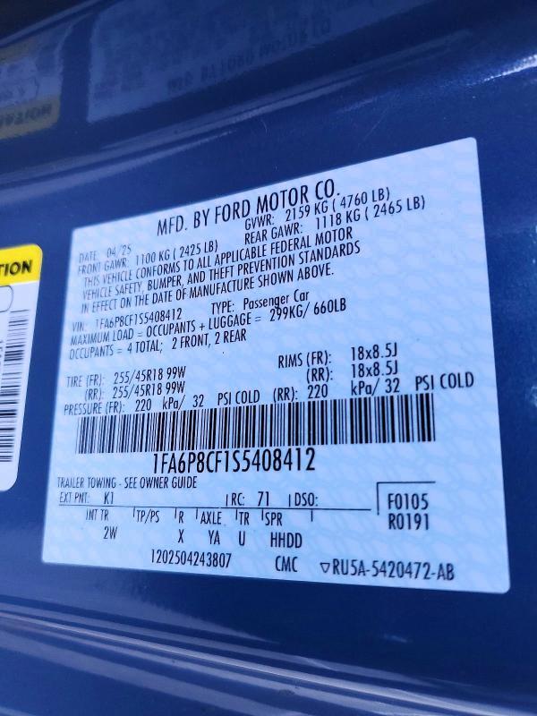 2025 Ford Mustang gt