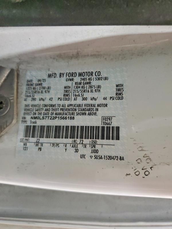 2023 Ford Transit Connect Utility / Service Van