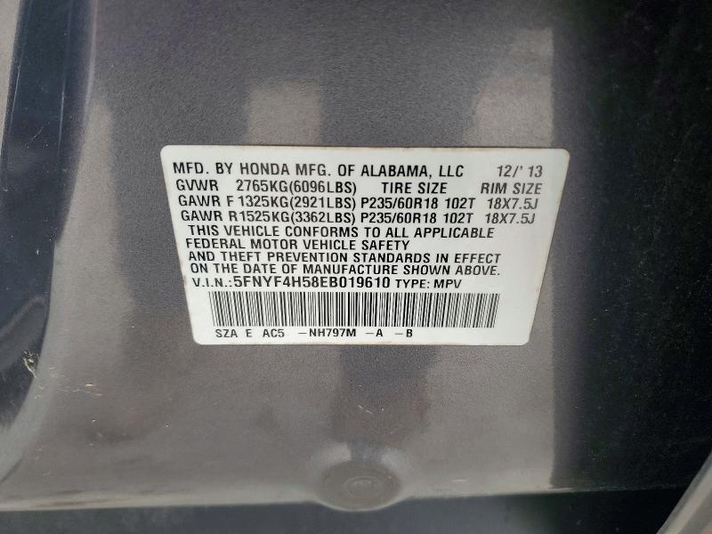 2014 Honda Pilot exl