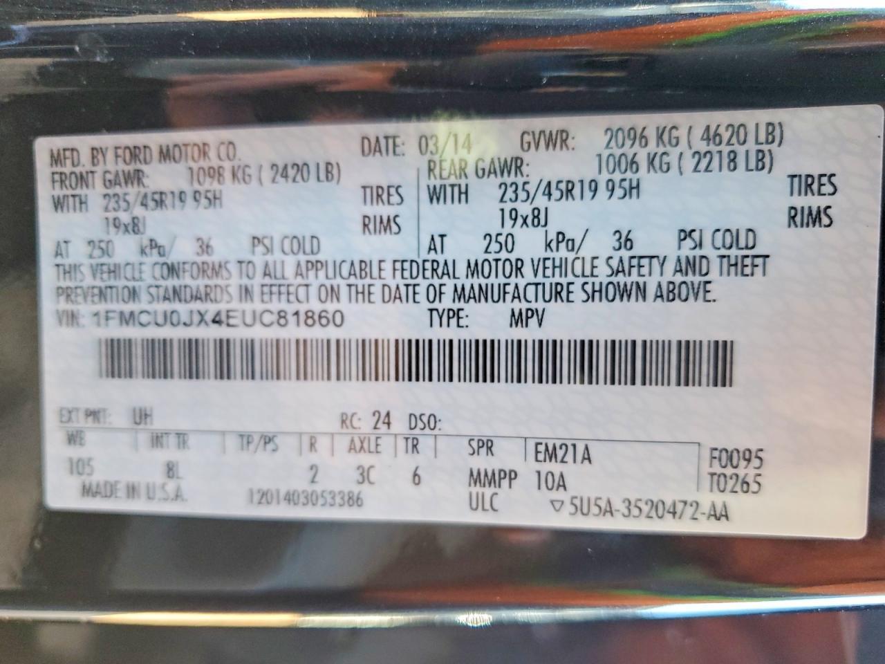 2014 Ford Escape Titanium