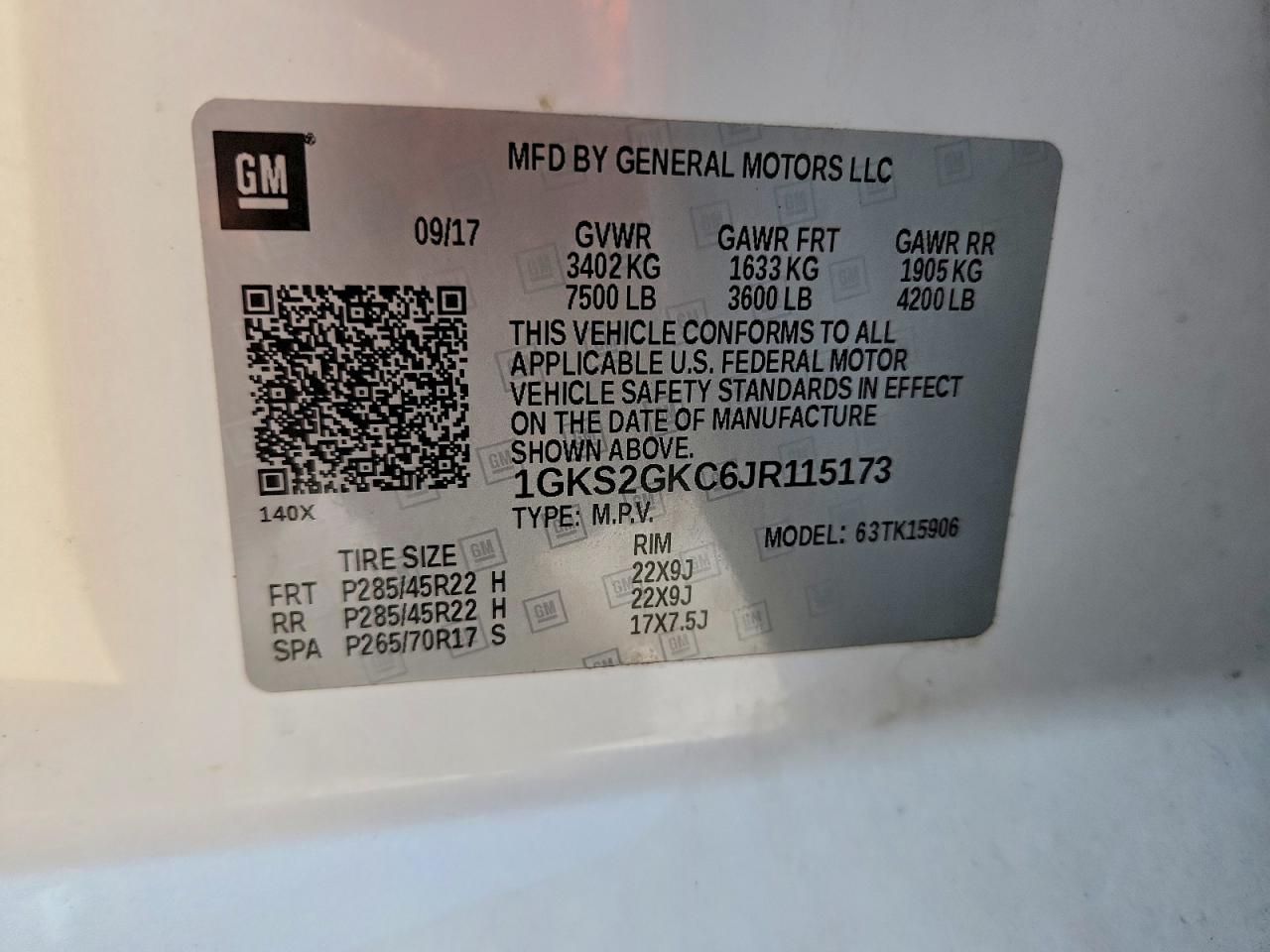2018 GMC Yukon xl K1500 slt