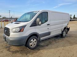 Salvage trucks for sale at Los Angeles, CA auction: 2018 Ford Transit 250 Delivery Van