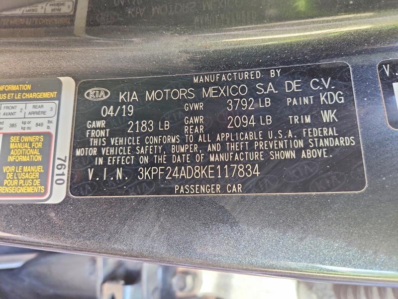 2019 KIA Forte fe