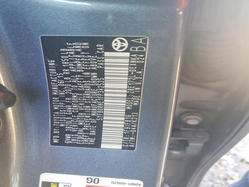 2015 Toyota Corolla l