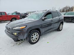 Jeep salvage cars for sale: 2017 Jeep Cherokee Latitude