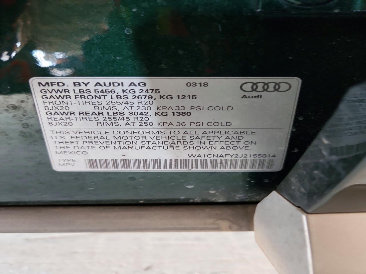 2018 Audi Q5 Prestige