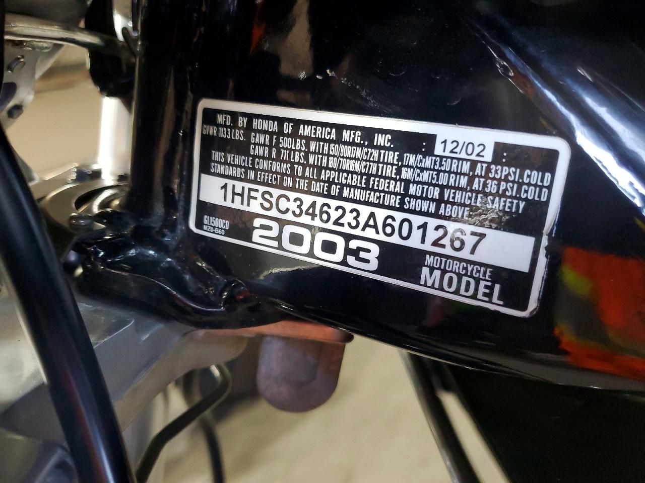 2003 Honda GL1500 CD