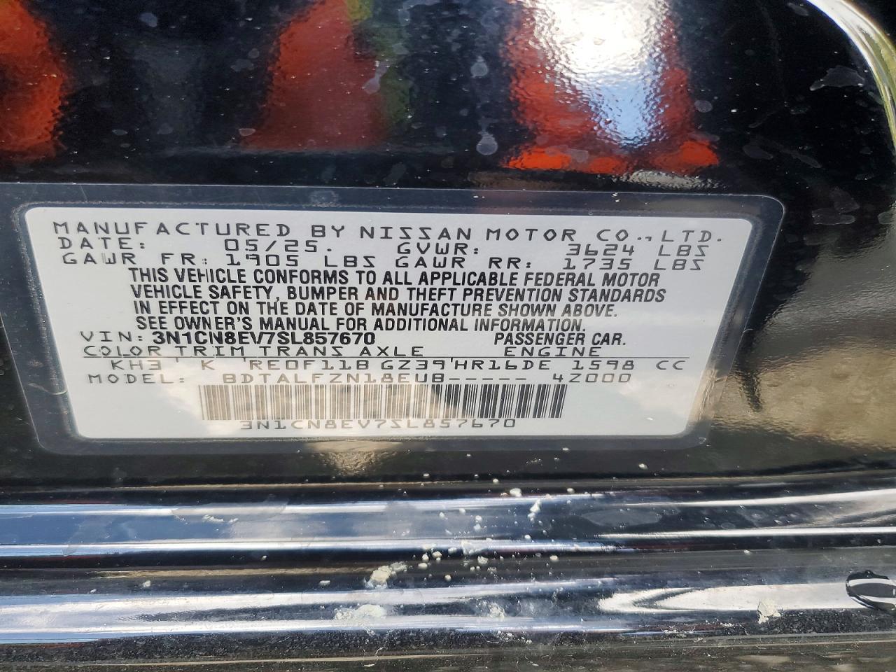 2025 Nissan Versa sv