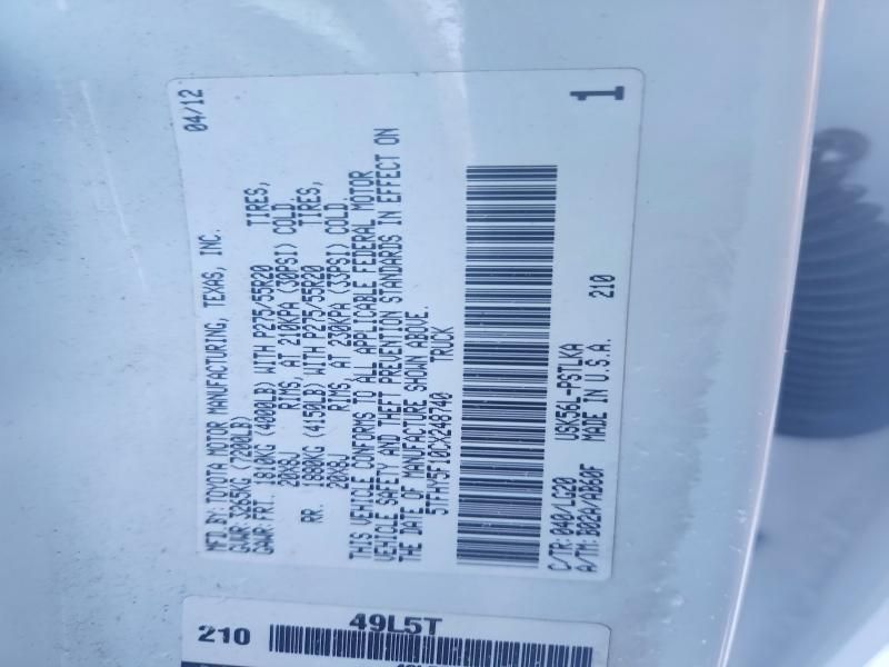 2012 Toyota Tundra Crewmax Limited